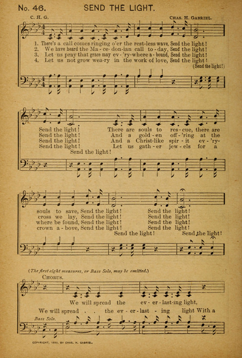 Epworth Songs: For use in the Epworth League, the Junior League, the Sunday-school, and in social services page 48