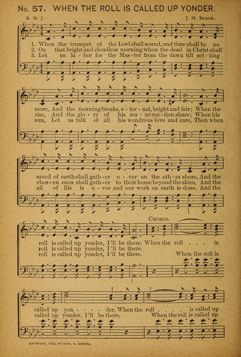 Epworth Songs: For use in the Epworth League, the Junior League, the Sunday-school, and in social services page 58