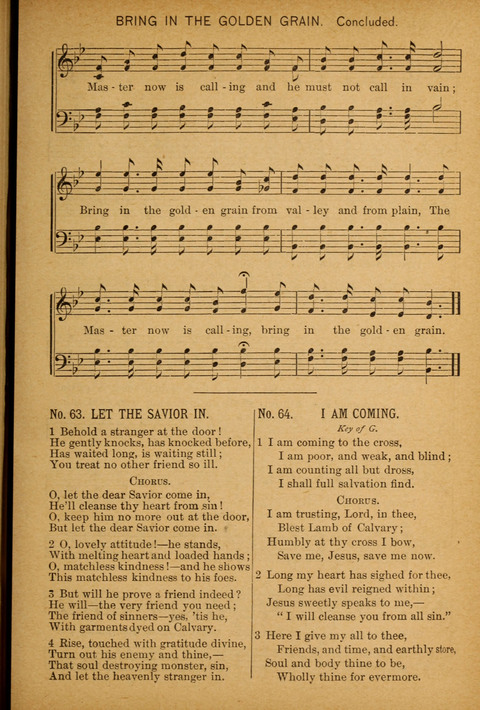 Epworth Songs: For use in the Epworth League, the Junior League, the Sunday-school, and in social services page 63