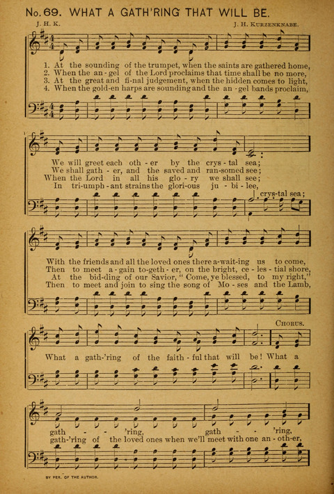 Epworth Songs: For use in the Epworth League, the Junior League, the Sunday-school, and in social services page 68