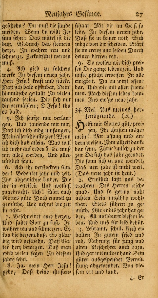 Ein Unpartheyisches Gesang-Buch: enthaltend geistreiche Lieder und Psalmen, zum allgemeinen Gebrauch des wahren Gottesdienstes auf begehren der Brüderschaft der Menoniten Gemeinen... page 107