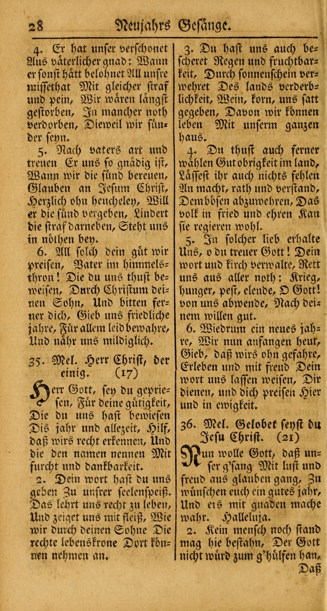 Ein Unpartheyisches Gesang-Buch: enthaltend geistreiche Lieder und Psalmen, zum allgemeinen Gebrauch des wahren Gottesdienstes auf begehren der Brüderschaft der Menoniten Gemeinen... page 108