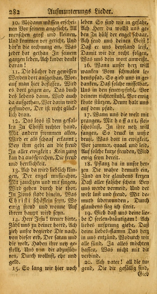 Ein Unpartheyisches Gesang-Buch: enthaltend geistreiche Lieder und Psalmen, zum allgemeinen Gebrauch des wahren Gottesdienstes auf begehren der Brüderschaft der Menoniten Gemeinen... page 362