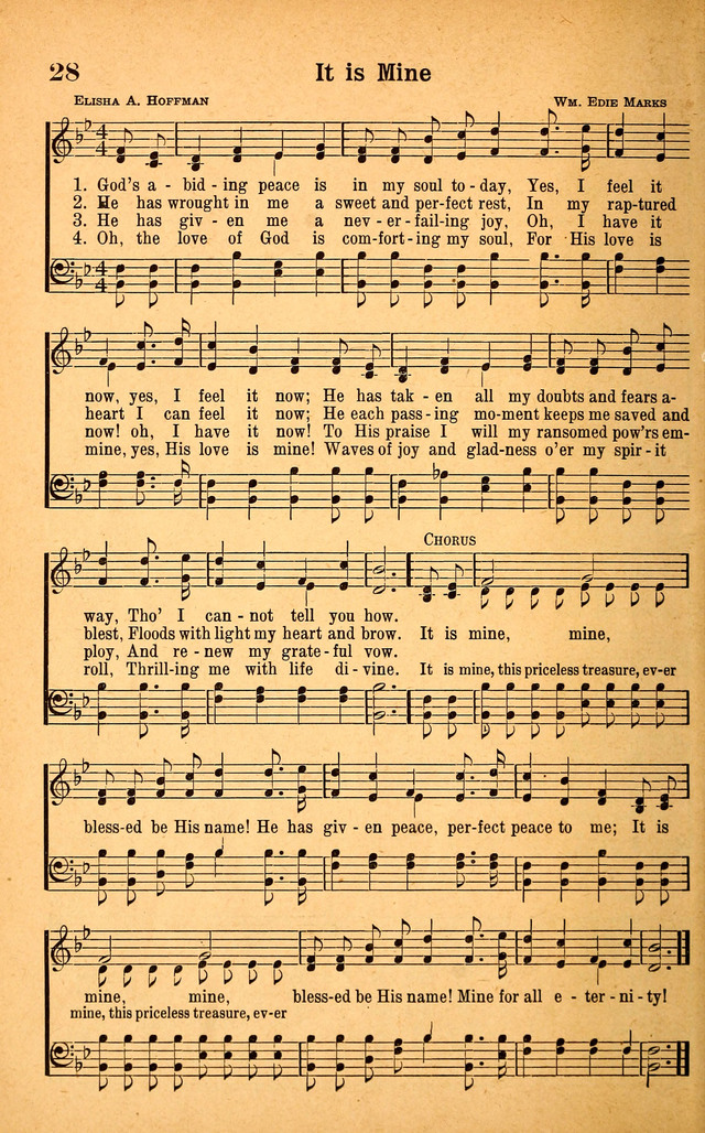 Evangel Songs page 28
