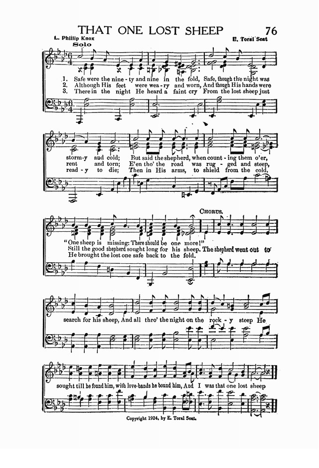 Favorites Number 2: A Collection of Gospel Songs page 76