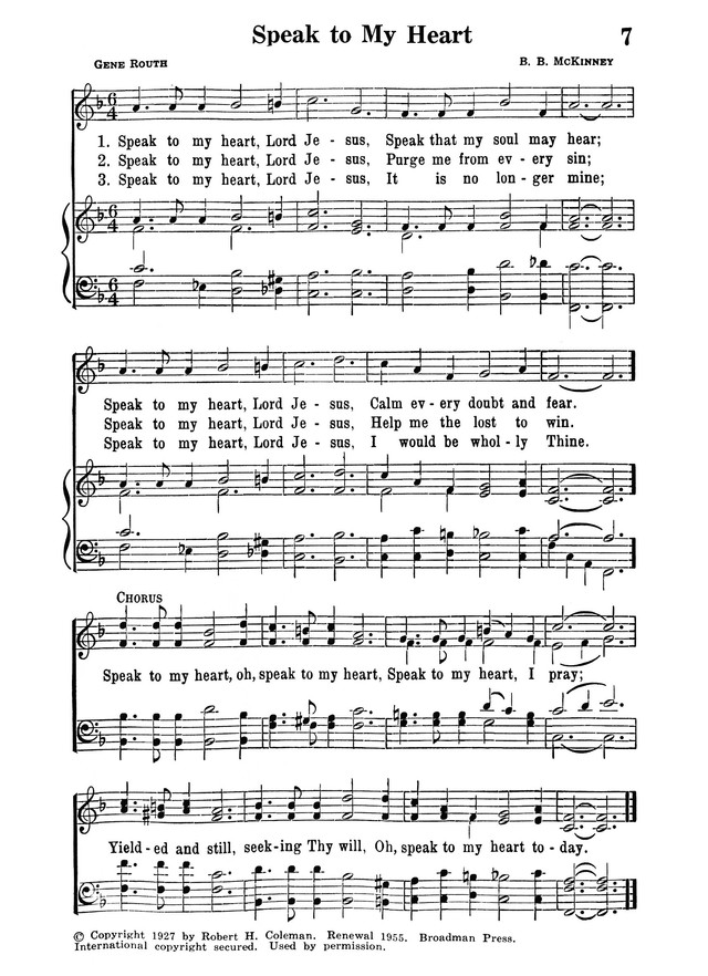 Favorites Number 6: A Collection of Gospel Songs page 8