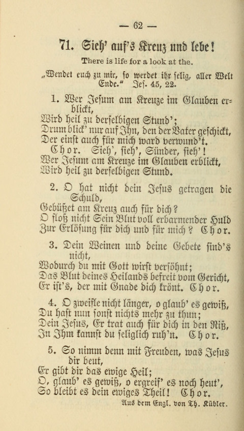 Frohe Botschaft und Evangeliums-Lieder: Meist aus englischen Quellen in