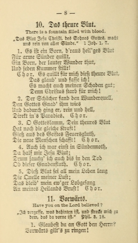 Frohe Botschaft und Evangeliums-Lieder: Meist aus englischen Quellen in