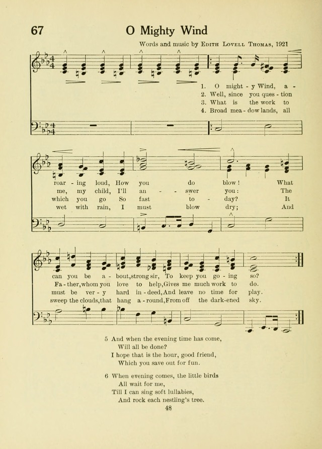 A First Book in Hymns and Worship page 48