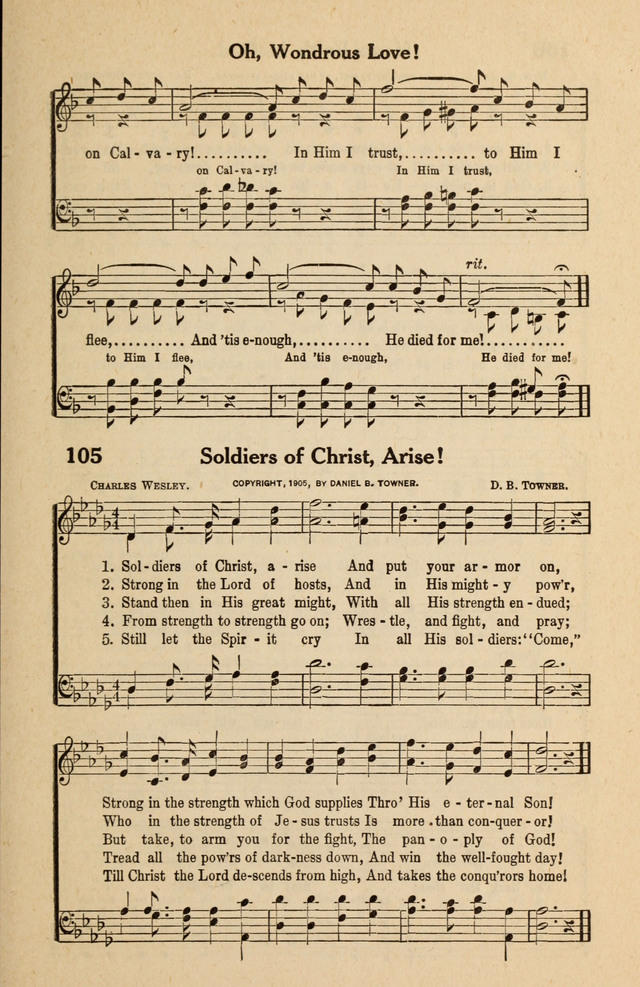 Famous Gospel Hymns page 105
