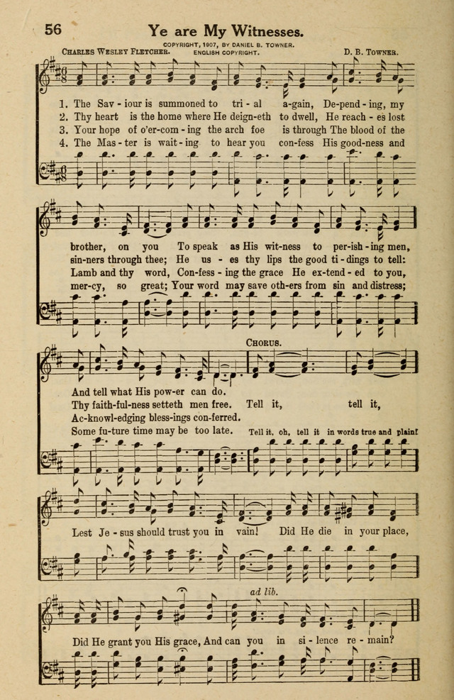 Famous Gospel Hymns page 56