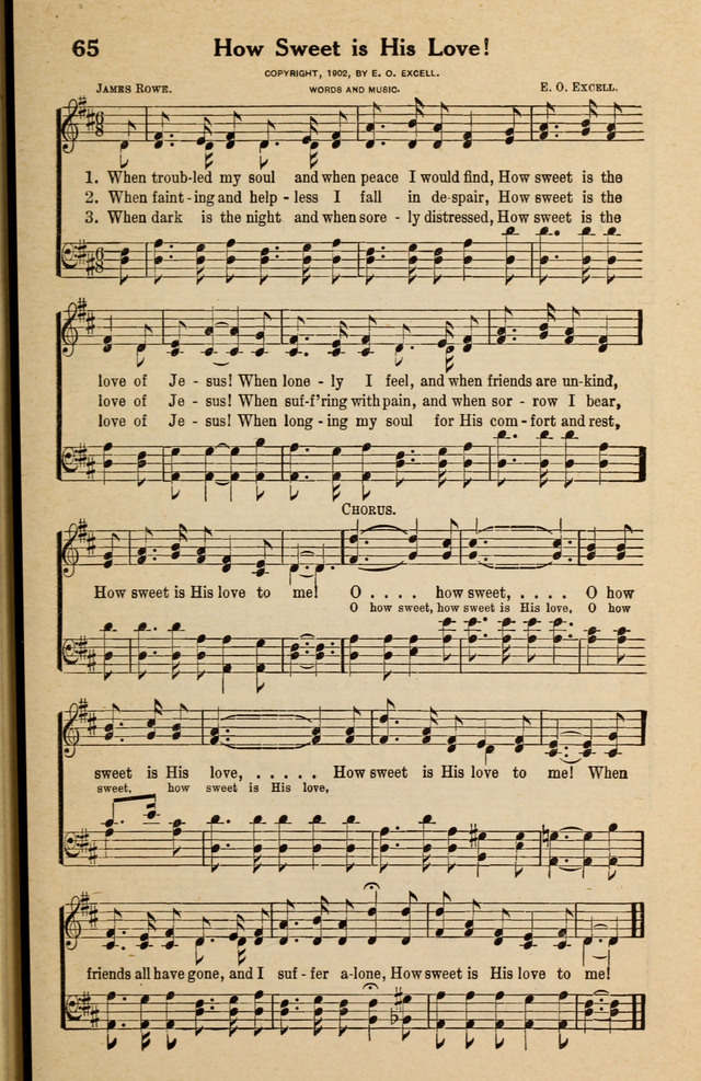 Famous Gospel Hymns page 65