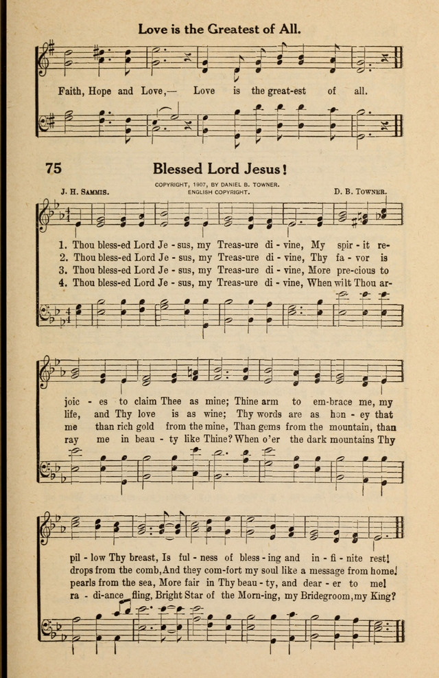 Famous Gospel Hymns page 75