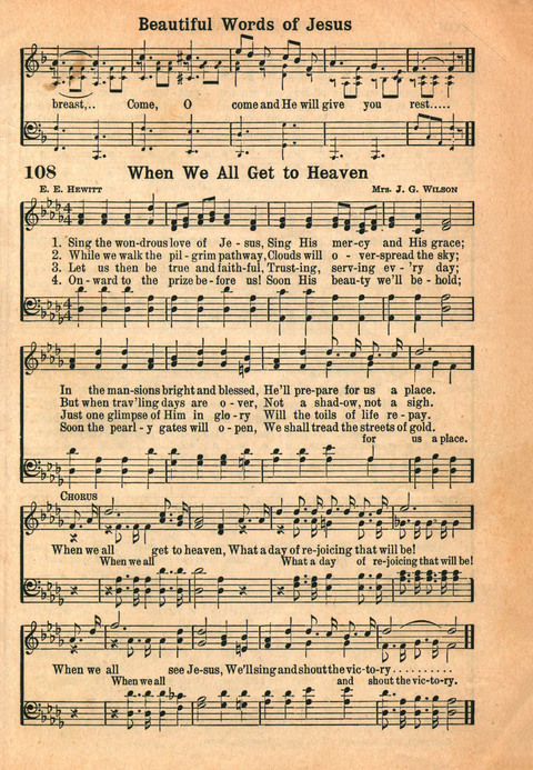 Favorite Hymns page 105