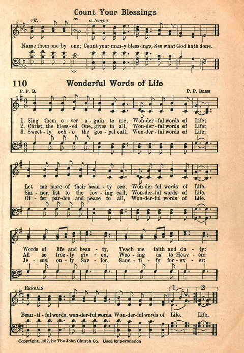 Favorite Hymns page 107