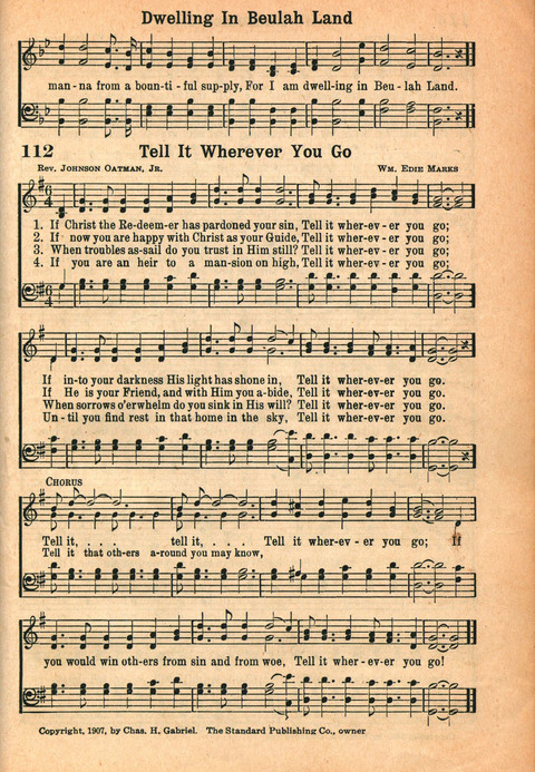 Favorite Hymns page 109