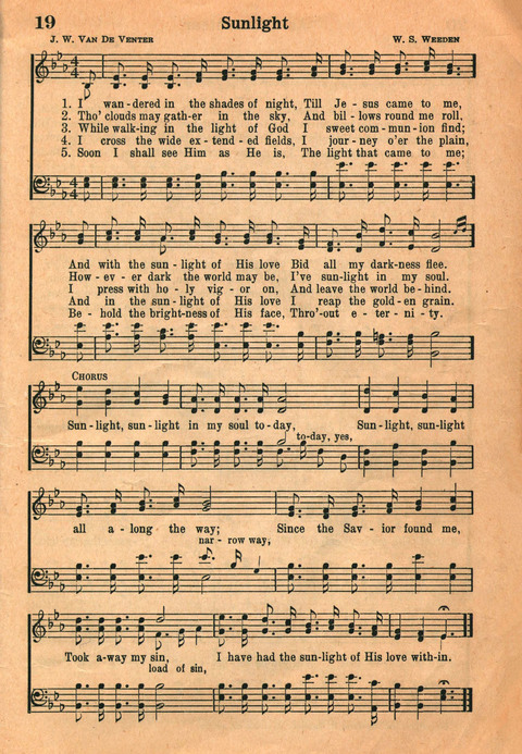 Favorite Hymns page 19