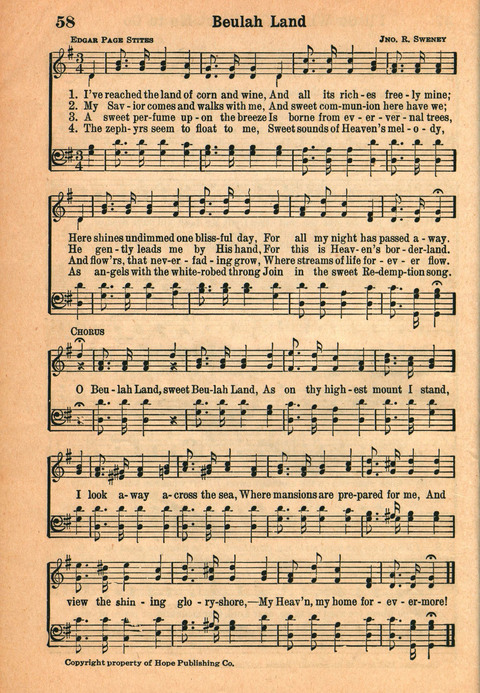 Favorite Hymns page 58