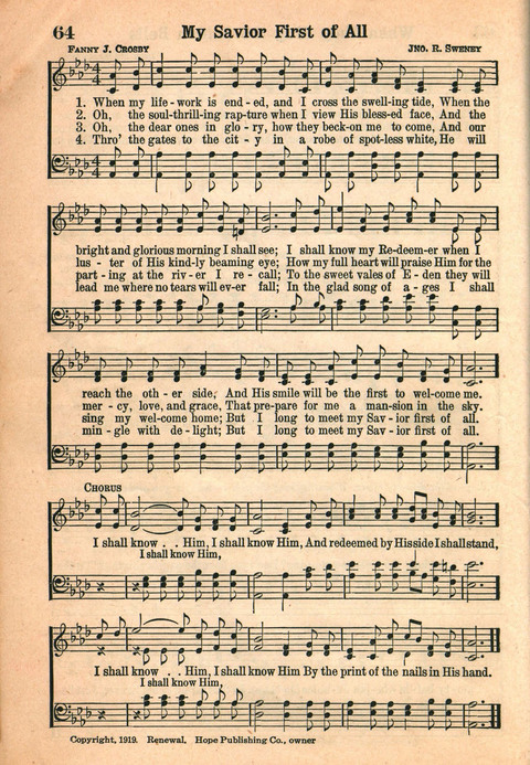 Favorite Hymns page 64