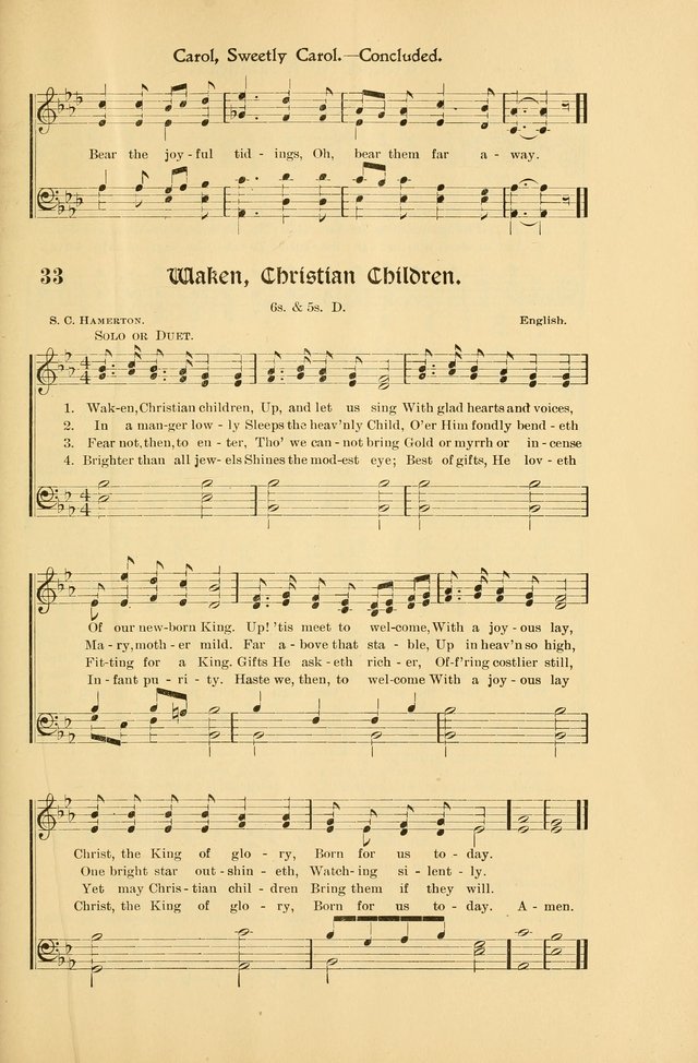 Forms and Hymns for Christmas: for the use of Sunday schools and chruches page 41