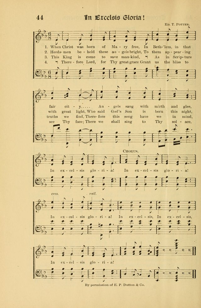 Forms and Hymns for Christmas: for the use of Sunday schools and chruches page 52