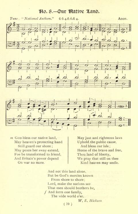 The Fellowship Hymn Book page 10
