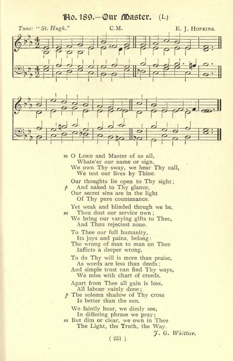 The Fellowship Hymn Book page 251
