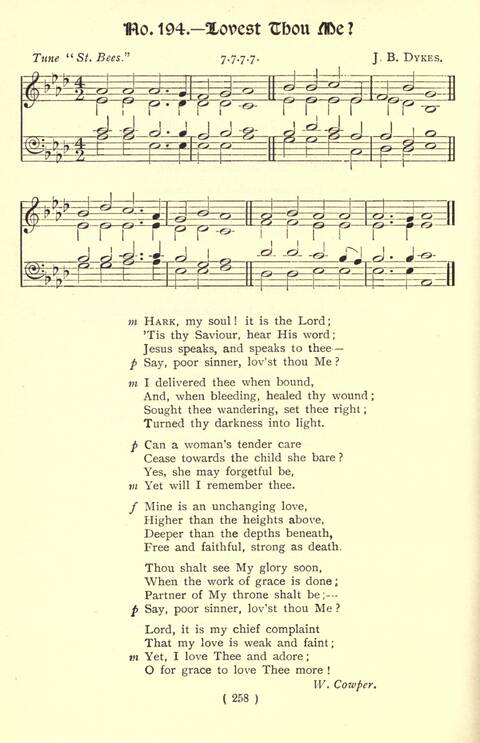 The Fellowship Hymn Book page 258