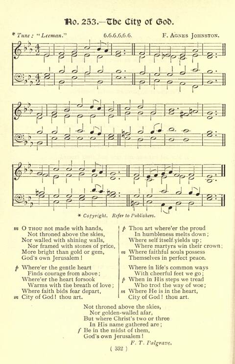 The Fellowship Hymn Book page 332