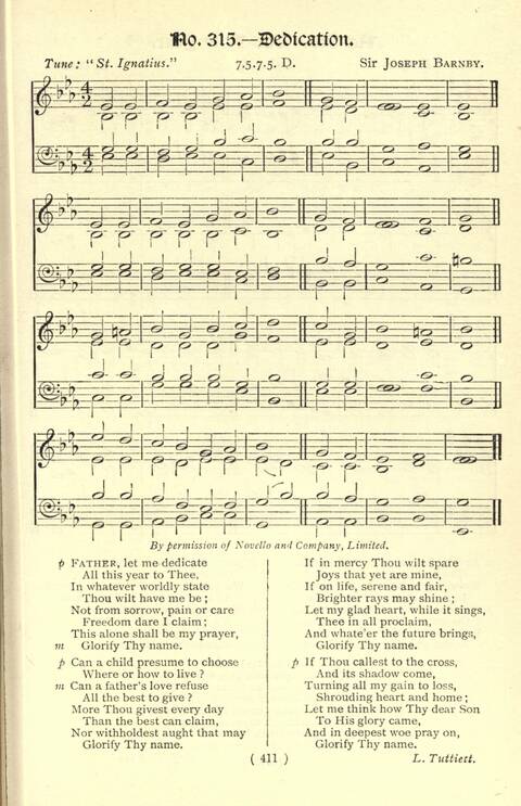 The Fellowship Hymn Book page 411