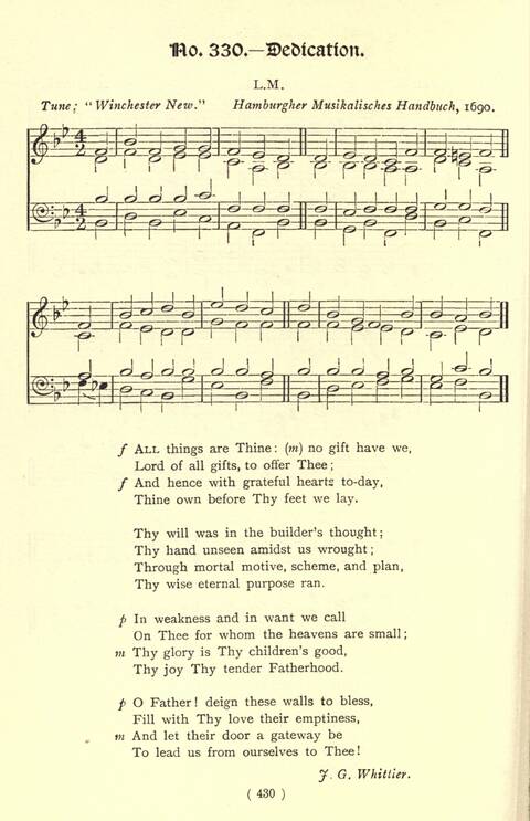 The Fellowship Hymn Book page 430