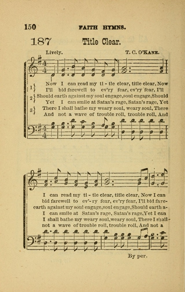 Faith Hymns (New ed.) page 153