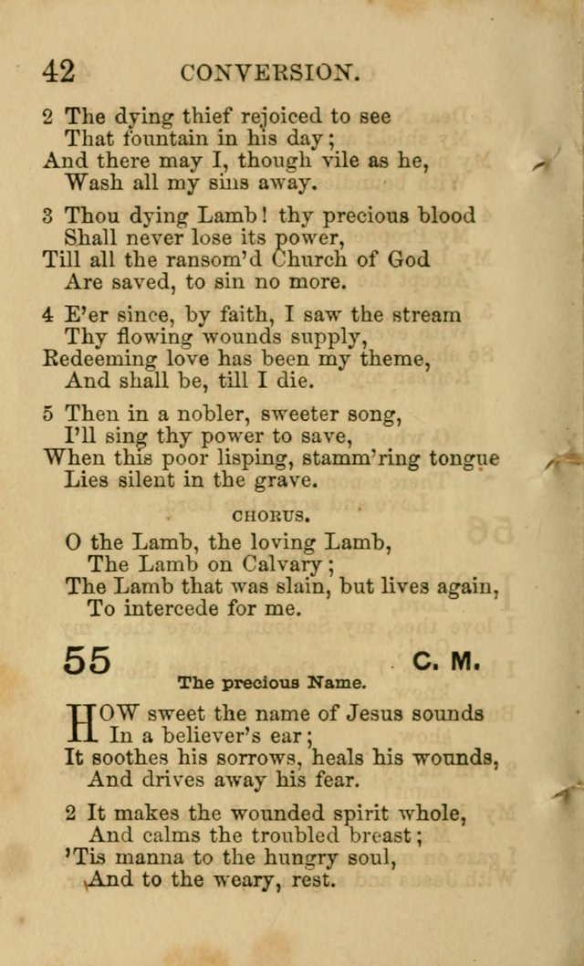 Familiar Hymns for Social Meetings page 47