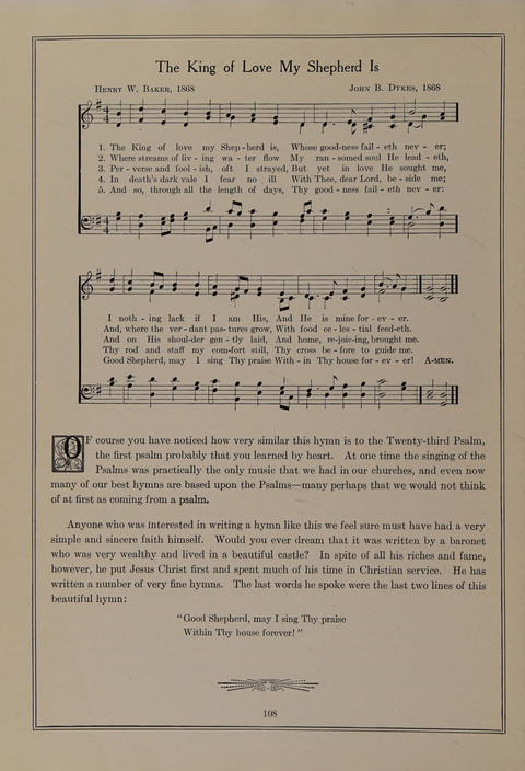 Famous Hymns: with stories and pictures page 108