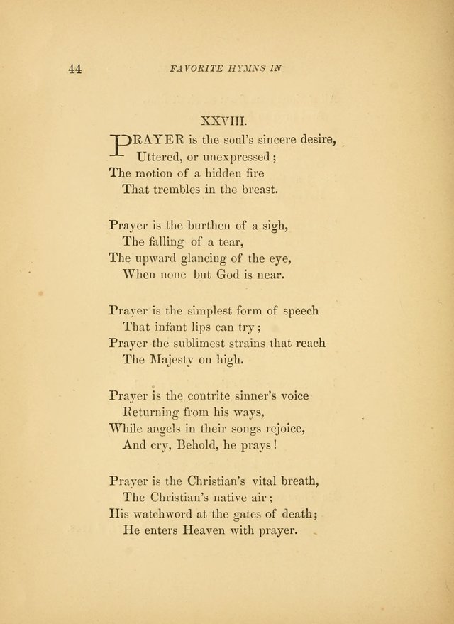 Favorite Hymns: in their original form page 44