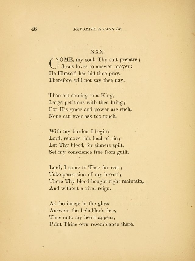 Favorite Hymns: in their original form page 48