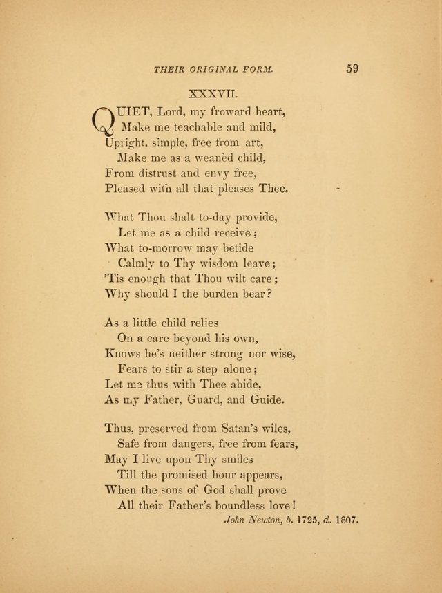 Favorite Hymns: in their original form page 59