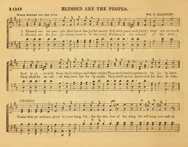 Fresh Laurels for the Sabbath School, A new and extensive collection of music and hymns. Prepared expressly for the Sabbath Schools, Etc. page 105