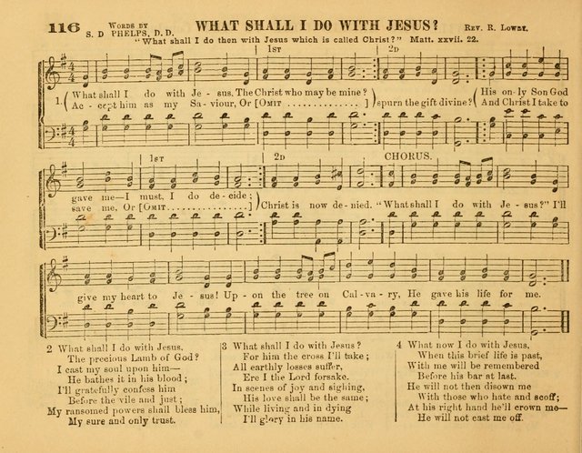 Fresh Laurels for the Sabbath School, A new and extensive collection of music and hymns. Prepared expressly for the Sabbath Schools, Etc. page 121