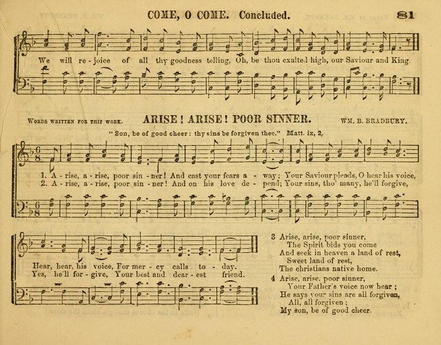 Fresh Laurels for the Sabbath School, A new and extensive collection of music and hymns. Prepared expressly for the Sabbath Schools, Etc. page 86