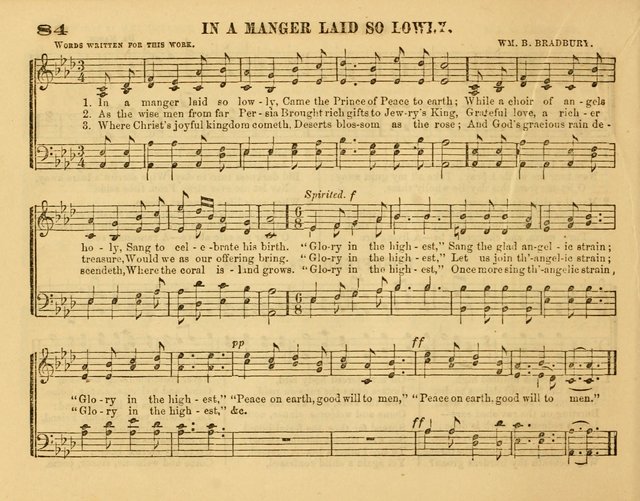 Fresh Laurels for the Sabbath School, A new and extensive collection of music and hymns. Prepared expressly for the Sabbath Schools, Etc. page 89