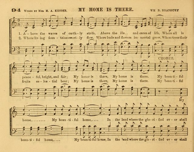 Fresh Laurels for the Sabbath School, A new and extensive collection of music and hymns. Prepared expressly for the Sabbath Schools, Etc. page 99