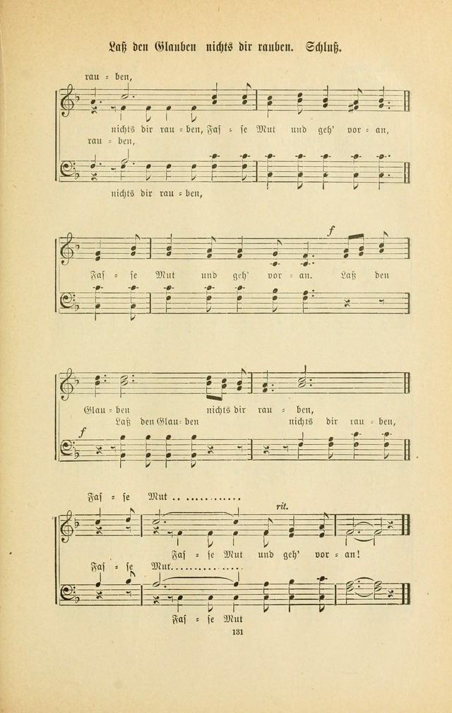 Frohe Lieder und Brüder-Harfe: eine Sammlung von Liedern für Sonntagschulen und Jugendvereine (Spezialle Aufl.) page 131