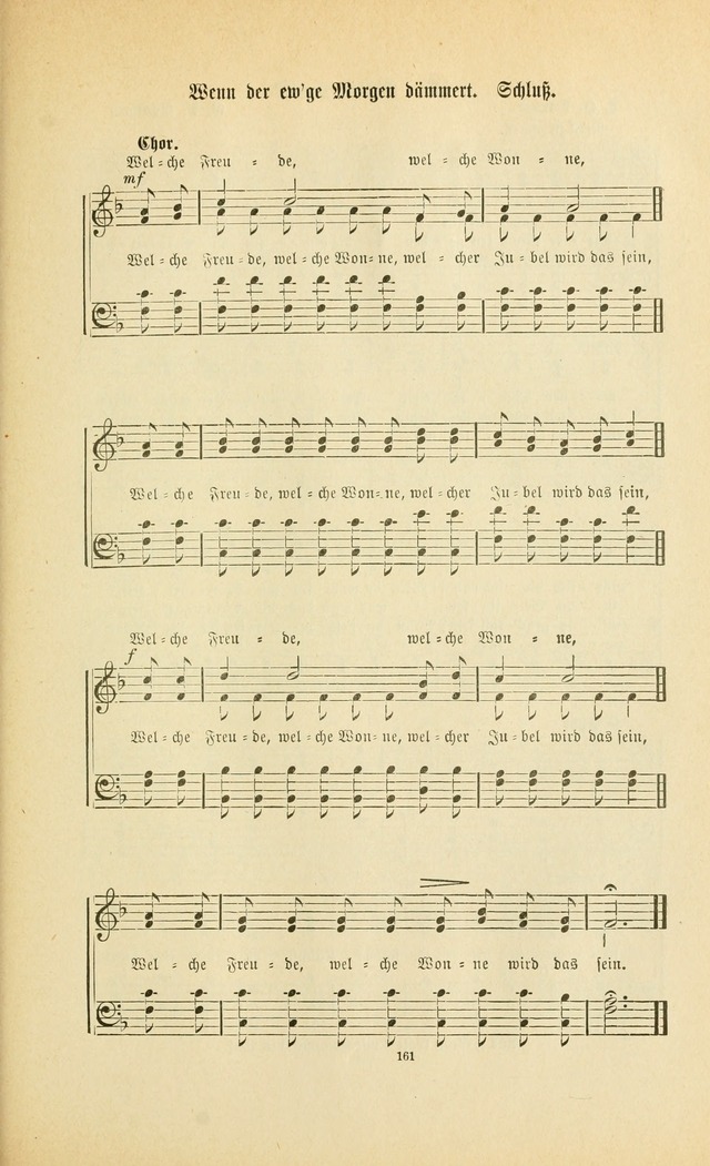 Frohe Lieder und Brüder-Harfe: eine Sammlung von Liedern für Sonntagschulen und Jugendvereine (Spezialle Aufl.) page 161