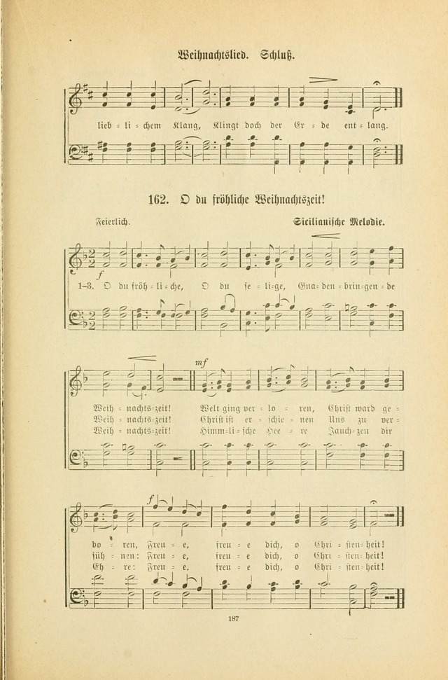 Frohe Lieder und Brüder-Harfe: eine Sammlung von Liedern für Sonntagschulen und Jugendvereine (Spezialle Aufl.) page 187