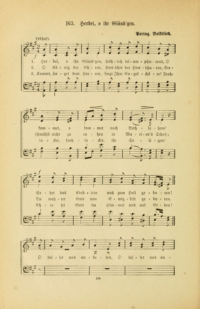 Frohe Lieder und Brüder-Harfe: eine Sammlung von Liedern für Sonntagschulen und Jugendvereine (Spezialle Aufl.) page 188