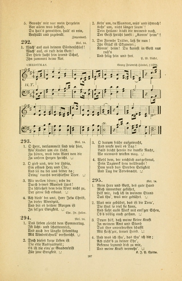 Frohe Lieder und Brüder-Harfe: eine Sammlung von Liedern für Sonntagschulen und Jugendvereine (Spezialle Aufl.) page 267