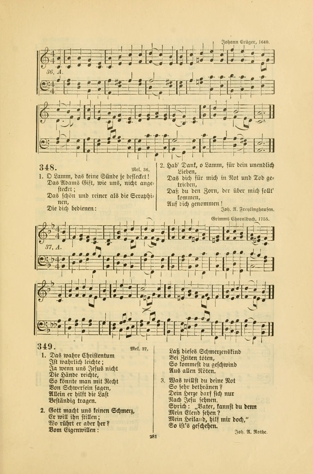 Frohe Lieder und Brüder-Harfe: eine Sammlung von Liedern für Sonntagschulen und Jugendvereine (Spezialle Aufl.) page 281