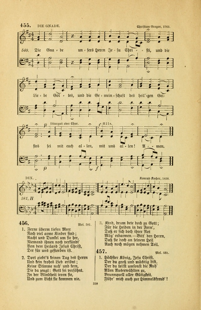 Frohe Lieder und Brüder-Harfe: eine Sammlung von Liedern für Sonntagschulen und Jugendvereine (Spezialle Aufl.) page 318