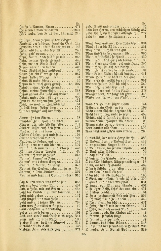 Frohe Lieder und Brüder-Harfe: eine Sammlung von Liedern für Sonntagschulen und Jugendvereine (Spezialle Aufl.) page 325
